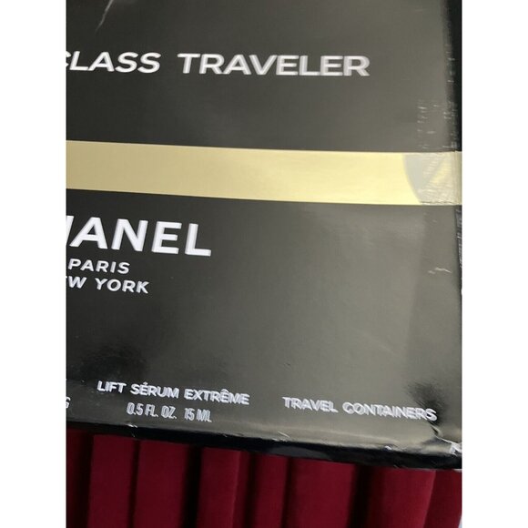 NIP NEW 80s 90s Vintage Chanel First Class Traveler Cosmetic Case Set Bottles - Picture 10 of 10